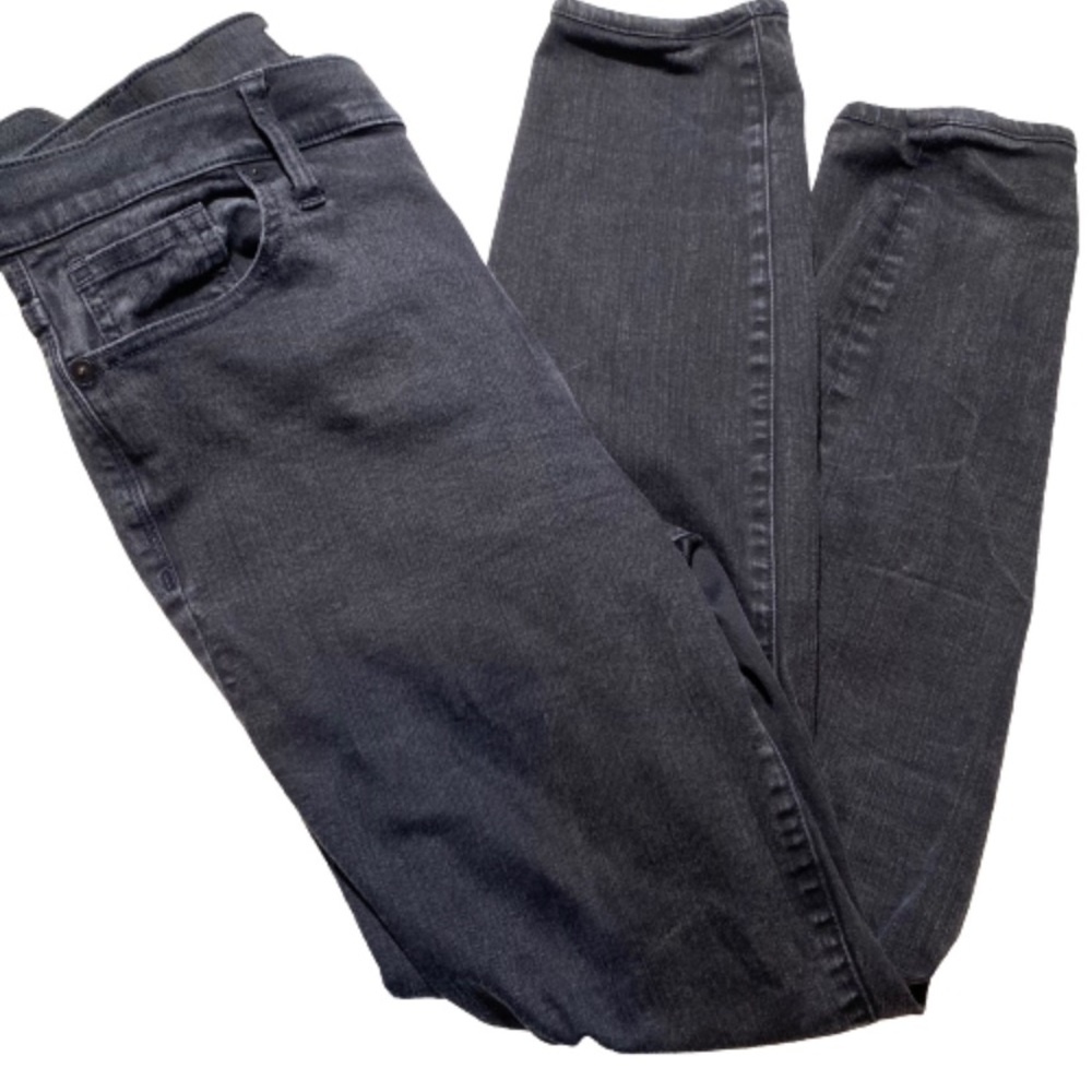 Madewell High Rise Skinny Jeans Black Frost